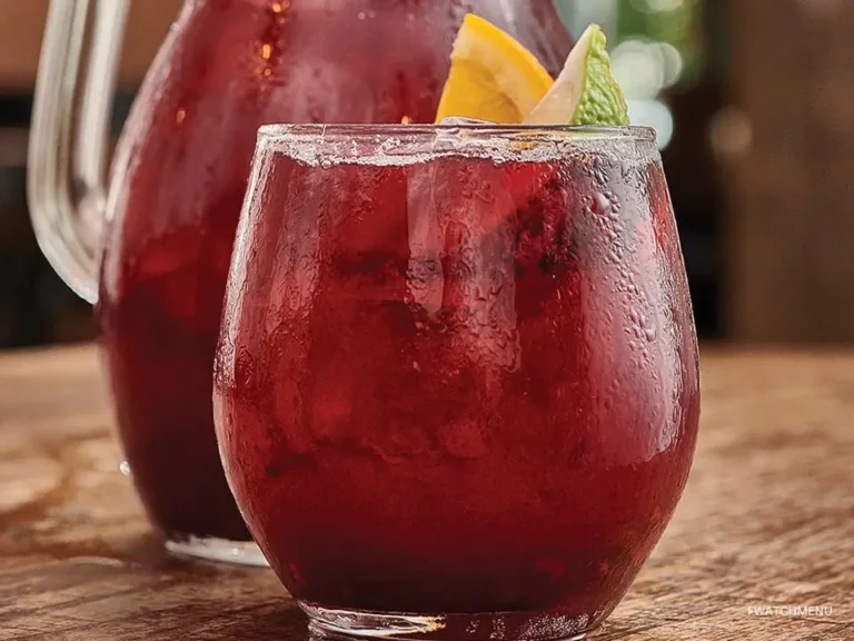 Pitcher of Blackberry Bramble Sangria